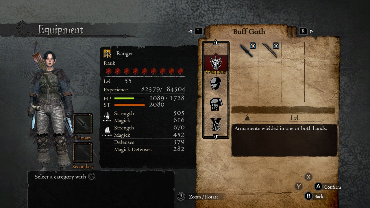 Pawn Buff Goth